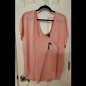 NWT Express V-neck top with pocket